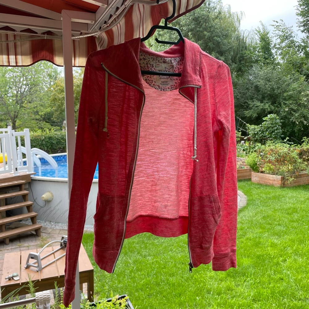 Pink jacket from Garage
